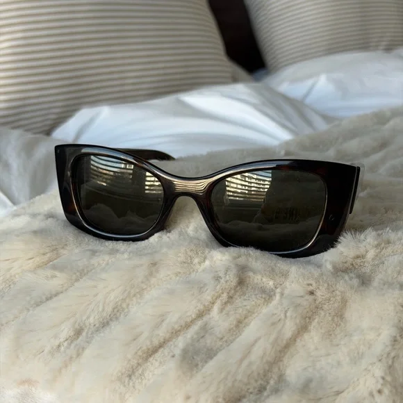 Saint Laurent Tortoise Shell Sunglasses